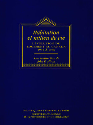 cover image of Habitations et Milieu de Vie